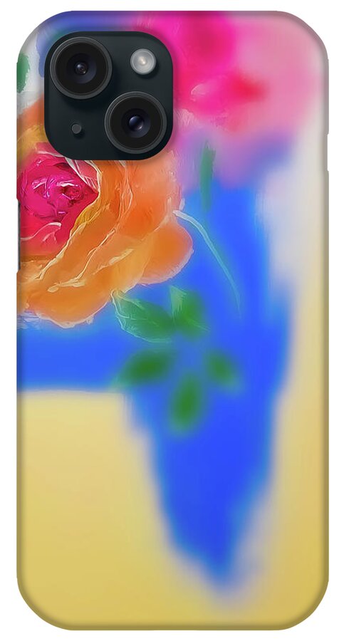 Rose iPhone Case featuring the painting Nude Rose by Lisa Kaiser
