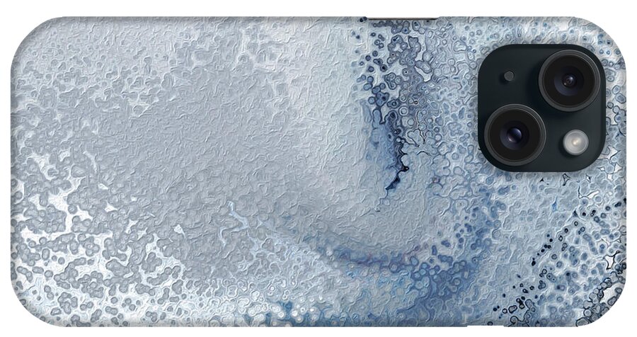 Blue iPhone Case featuring the painting Numbers 23 19. Our Anchor in Times of Storm by Mark Lawrence