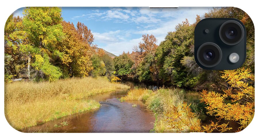 Arizona iPhone Case featuring the photograph Oak Creek in the Fall by Jeff Goulden