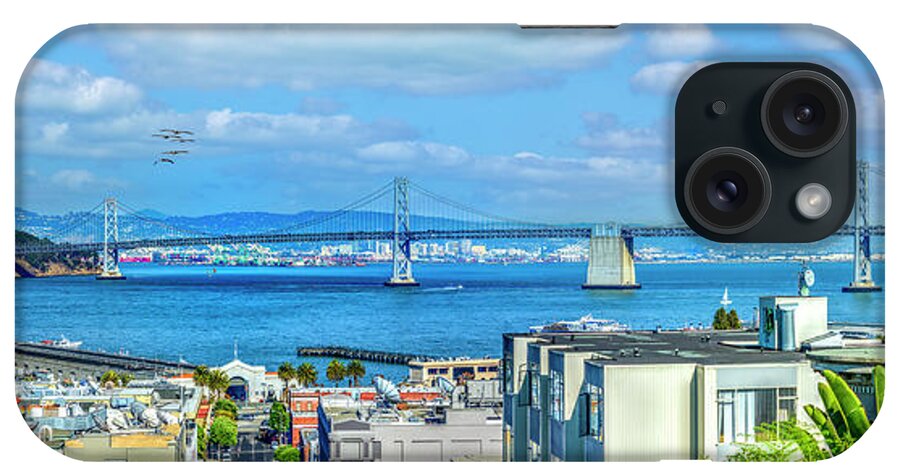 Bay iPhone Case featuring the photograph Oakland Bay Bridge Panorama by David Zanzinger