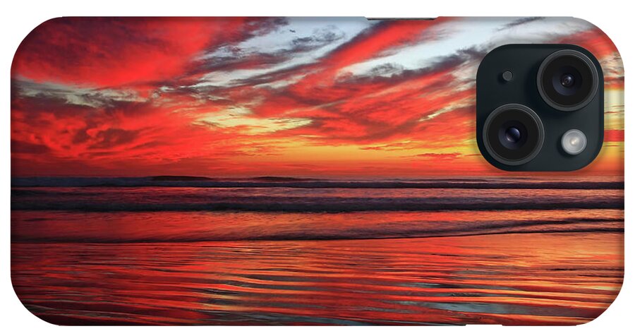 Sunsets iPhone Case featuring the photograph Oceanside Harbor Afterglow by John F Tsumas