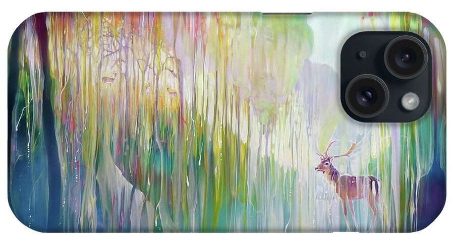 Magic iPhone Case featuring the painting October Monarchs by Gill Bustamante