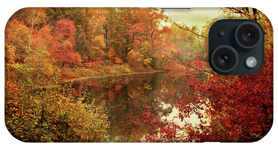 Autumn iPhone Case featuring the photograph October Reflections by Jessica Jenney