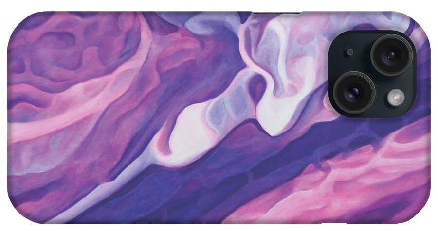 Abstract iPhone Case featuring the painting Oengus by Antony Galbraith