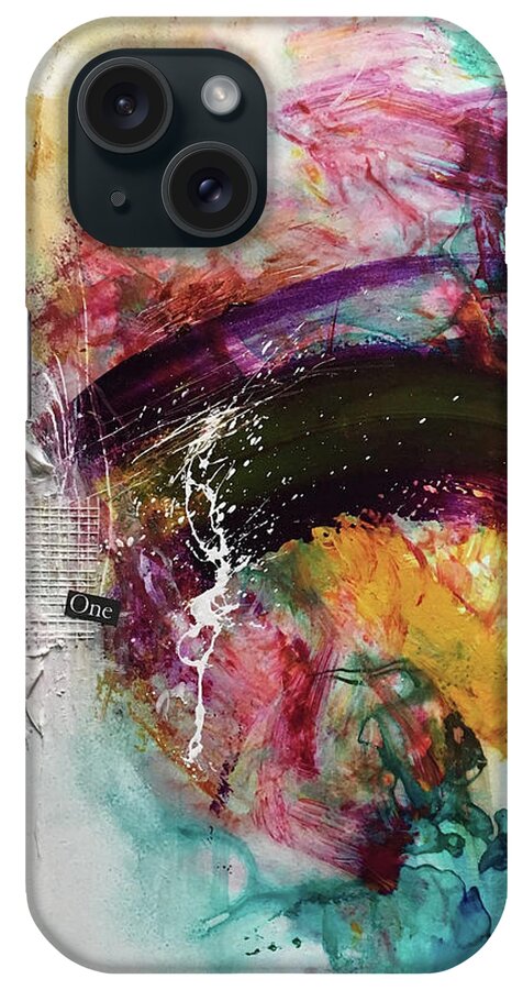 Abstract Art iPhone Case featuring the painting Of What Becomes by Rodney Frederickson