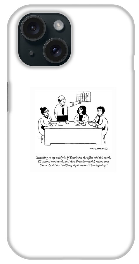 Office Meeting iPhone Case