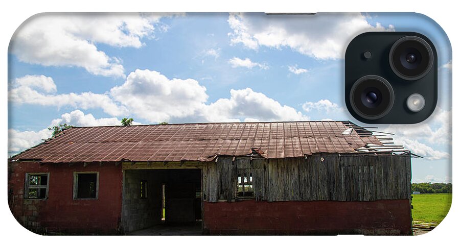 Barn iPhone Case featuring the photograph Old Abandoned Barn by Dart Humeston