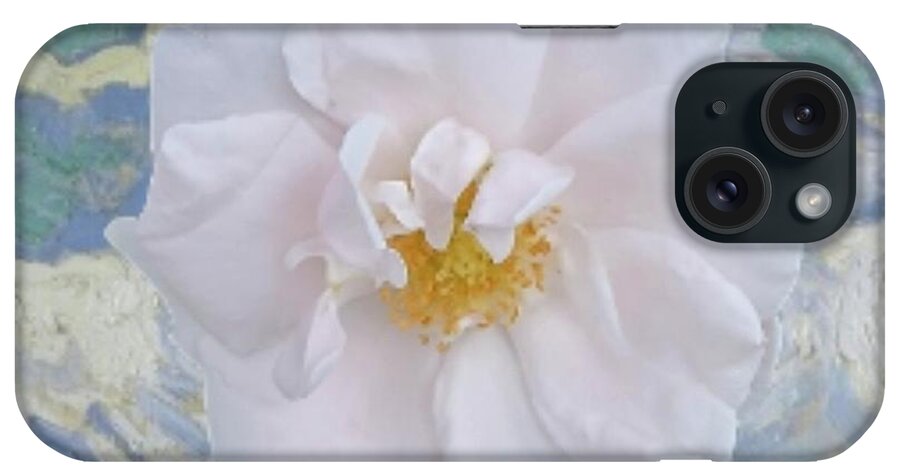 Art iPhone Case featuring the photograph Old Fashioned White Rose by Jeannie Rhode