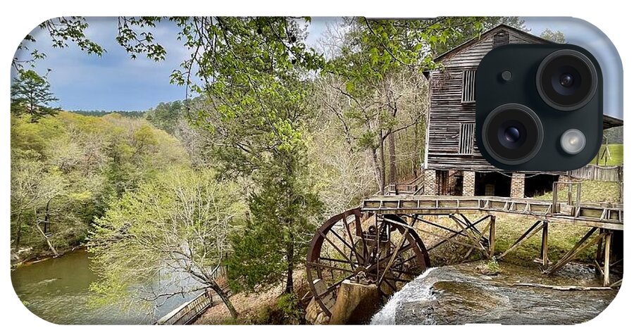 Grist Mill iPhone Case featuring the photograph Old Grist Mill in Springtime by Carol Groenen