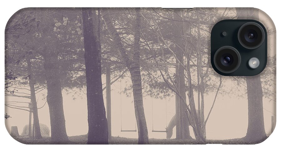 Farm iPhone Case featuring the photograph Old Horse by the Swings by Joni Eskridge