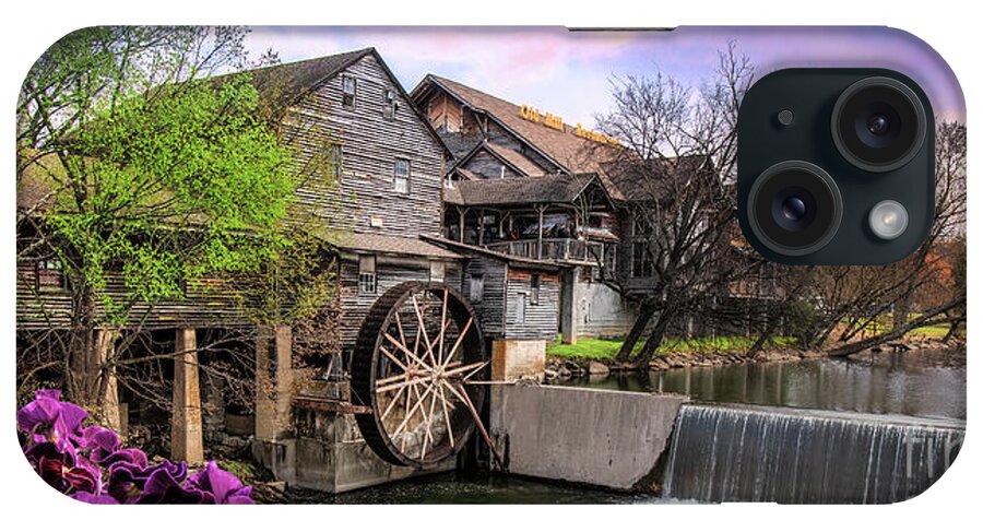 Mill iPhone Case featuring the photograph Old Mill at Pigeon Forge at Sunset by Shelia Hunt