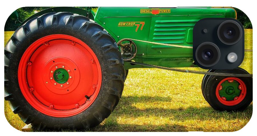 Oliver Tractor iPhone Case featuring the photograph Oliver Row Crop 77 by Mike Eingle