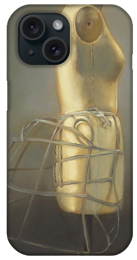 Mannequin Art iPhone Case featuring the painting On the Mani 3 by Roxanne Dyer