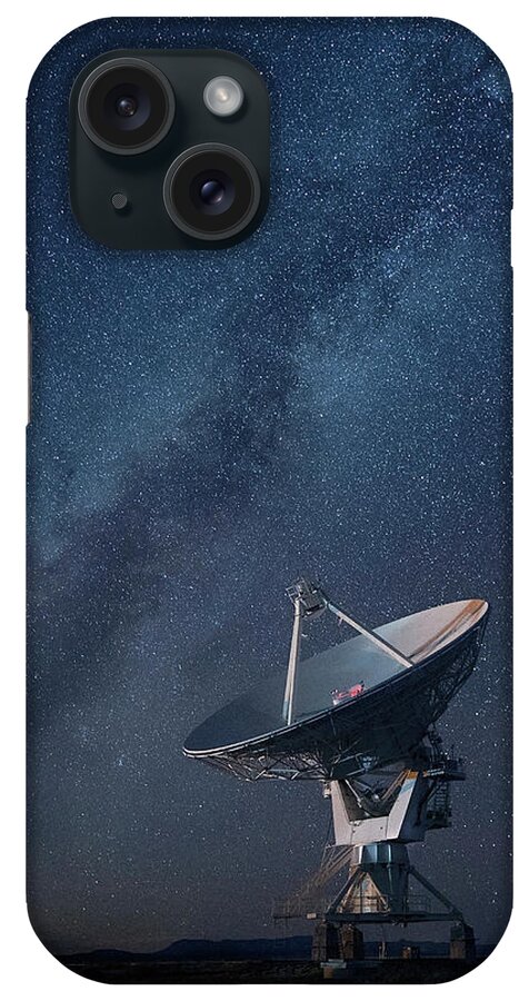 Array iPhone Case featuring the photograph One Array and Milky Way by Art Cole
