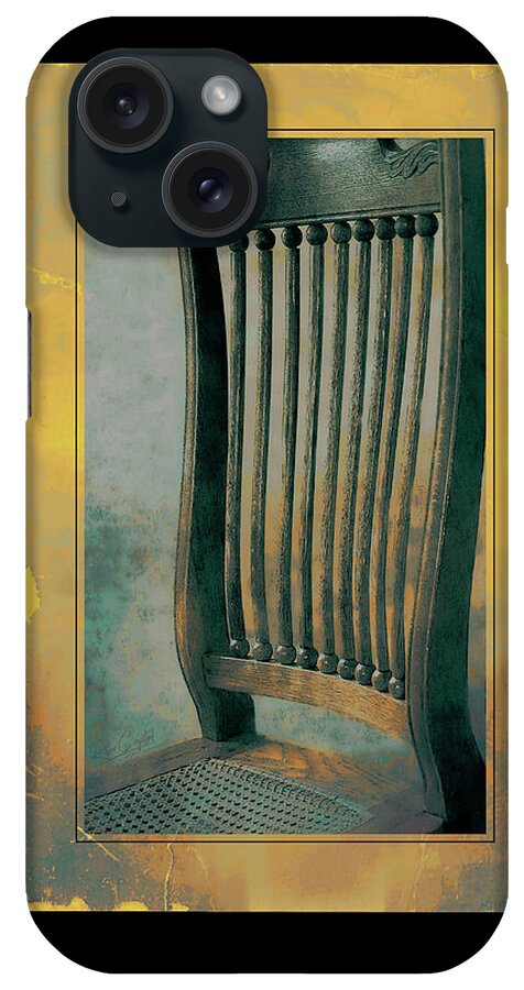 Oak Chair iPhone Case featuring the photograph One Old Oak Chair by Rene Crystal