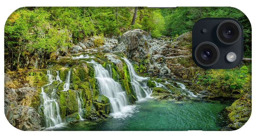 Opal Creek Falls iPhone Case featuring the photograph Opal Creek Falls by Kristine Anderson