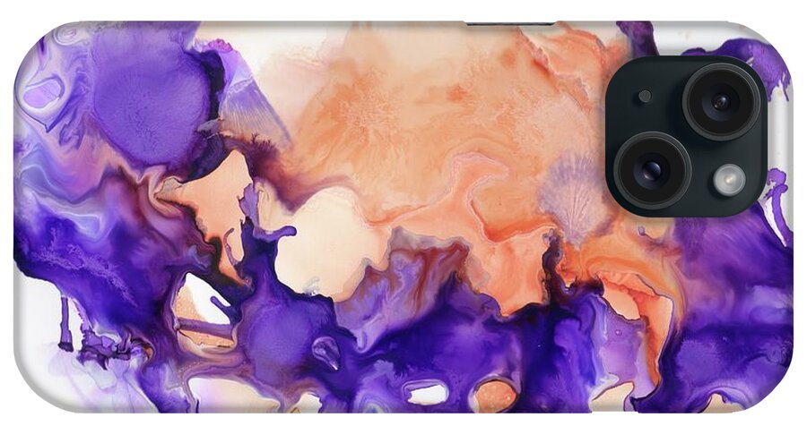 Opposites iPhone Case featuring the painting Opposites by Christy Sawyer