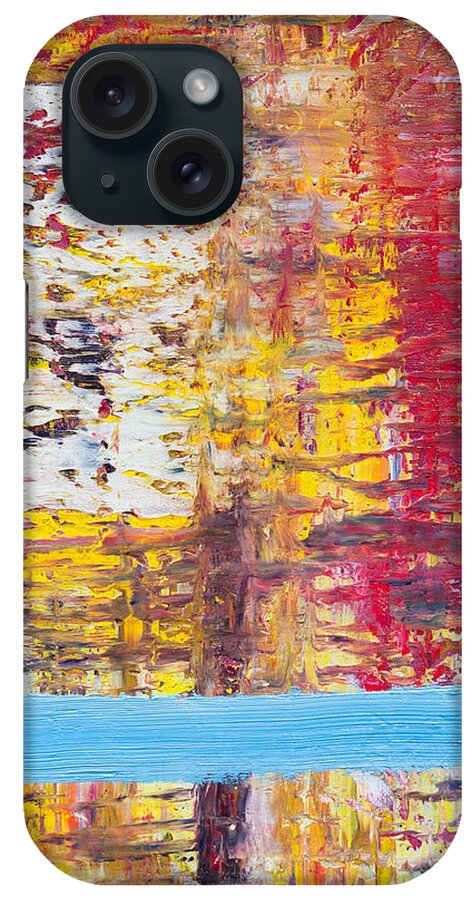Derek Kaplan iPhone Case featuring the painting Opt.8.21 'A New Dawn' by Derek Kaplan