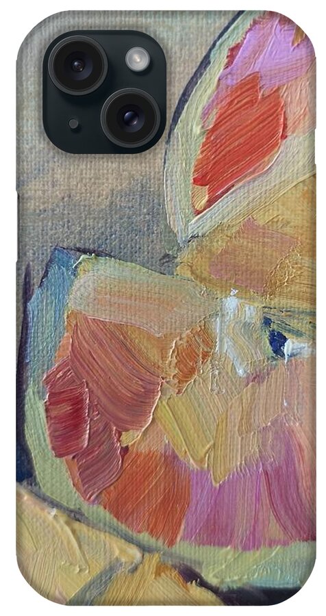 Oil Painting iPhone Case featuring the painting Orange Slices by Sheila Romard