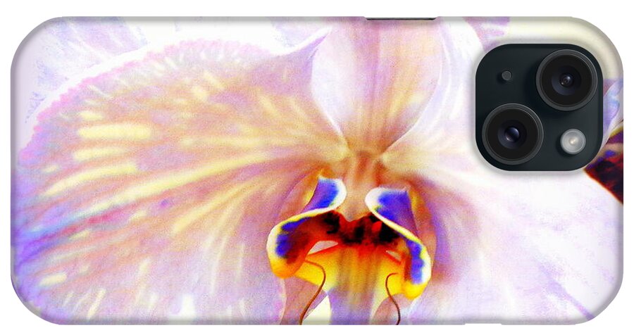 Purple iPhone Case featuring the photograph Orchid-beautiful 23 by VIVA Anderson