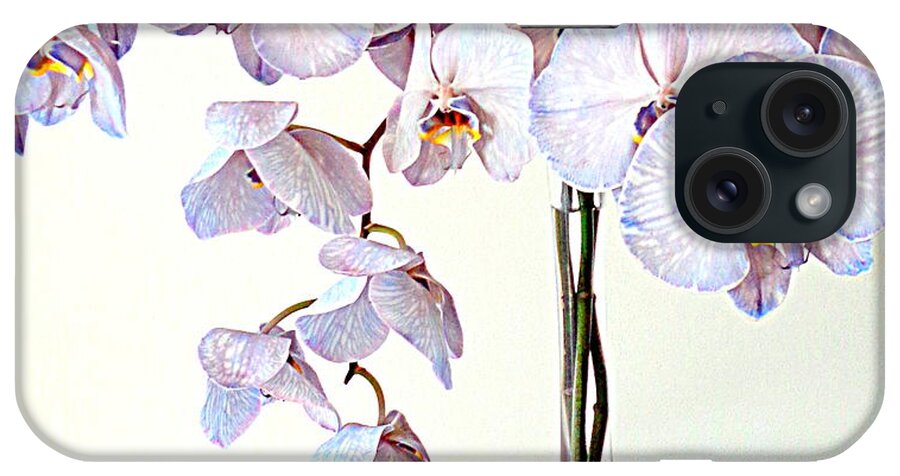 Orchids iPhone 15 Case featuring the photograph Orchids - OnTheEdge by VIVA Anderson