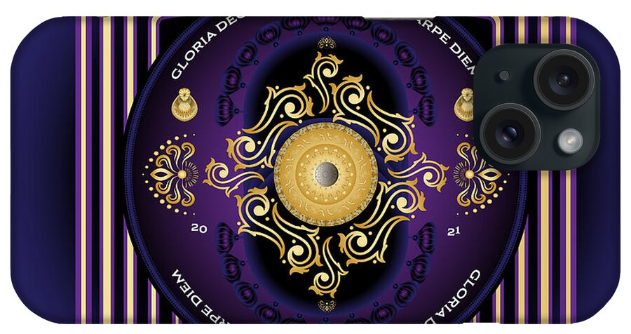 Mandala Graphic Design iPhone Case featuring the digital art Ornativo Vero Circulus No 4236 by Alan Bennington