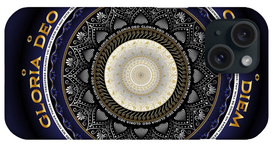 Mandala Graphic iPhone Case featuring the digital art Ornativo Vero Circulus No 4250 by Alan Bennington
