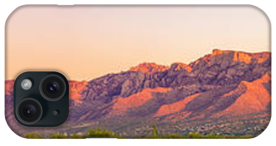Sonoran Desert iPhone Case featuring the photograph Oro Valley Vista P24222T2 by Mark Myhaver