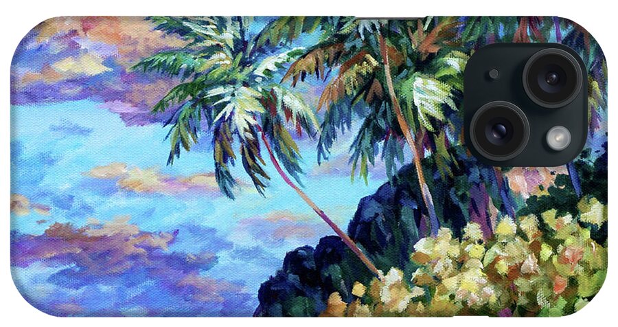 Trinidad iPhone Case featuring the painting Ortoire Beach Square by John Clark