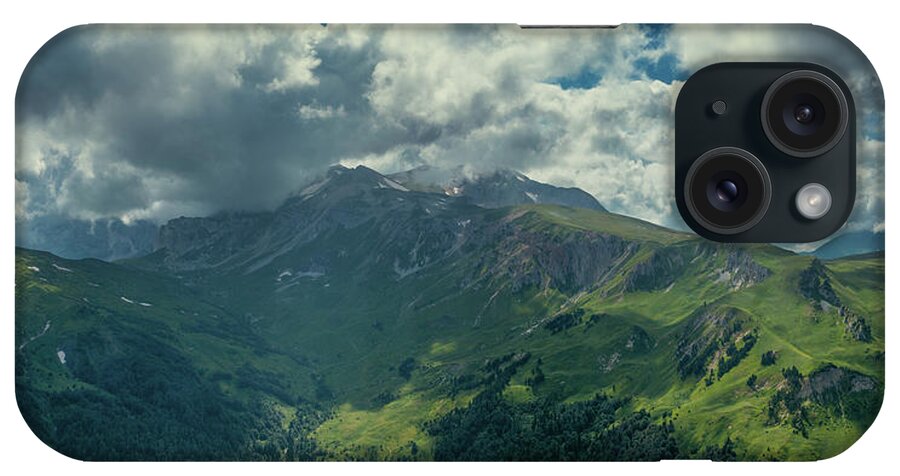 Mountain iPhone Case featuring the photograph Oshten mount in Caucasus Mountains by Mikhail Kokhanchikov