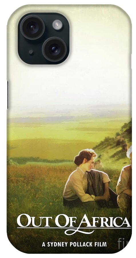 Movie Poster iPhone Case featuring the digital art Out Of Africa by Bo Kev