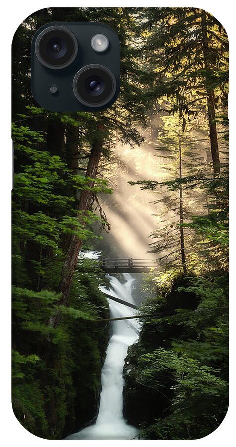 Sol Duc iPhone Case featuring the photograph Over The River and Through The Woods by Ryan Manuel