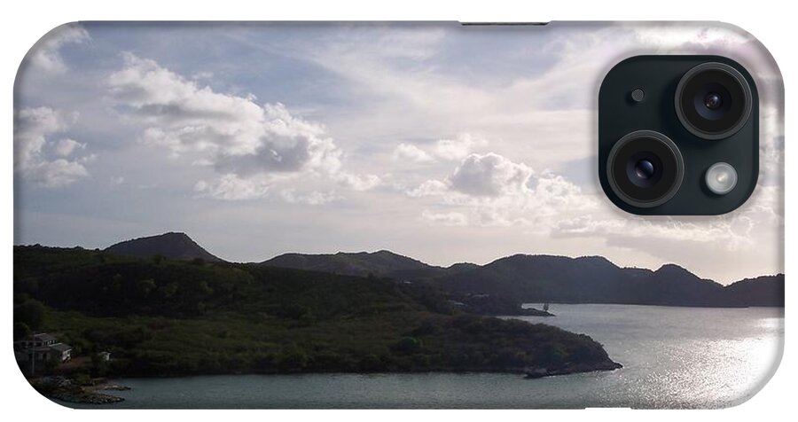 Landscape iPhone Case featuring the photograph Overlooking the Island by Michelle Miron-Rebbe