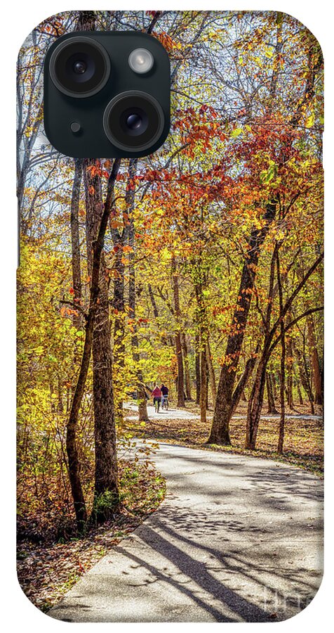 Ozarks iPhone Case featuring the photograph Ozarks Fall Bike Ride by Jennifer White