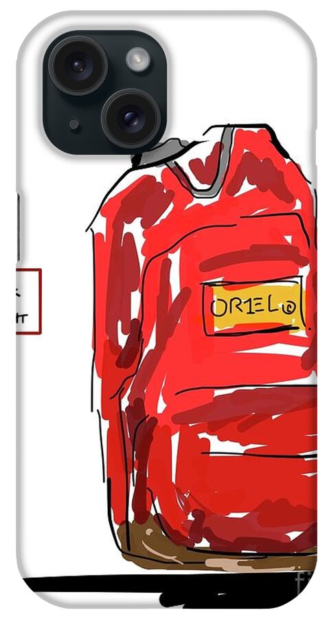  iPhone Case featuring the painting Pack Light by Oriel Ceballos