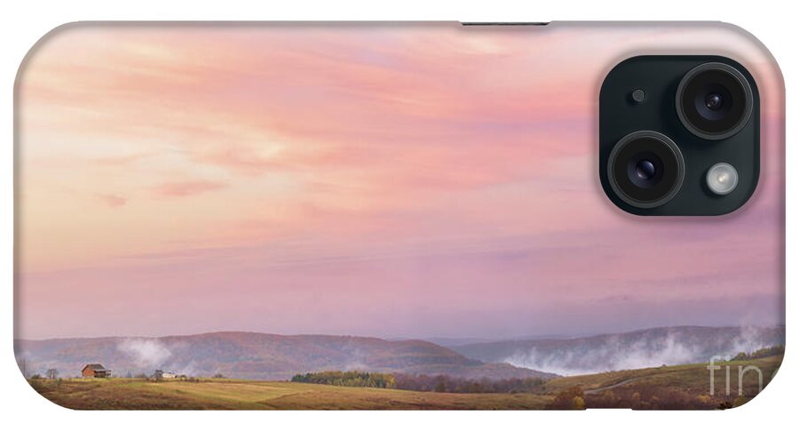 Dream Home iPhone Case featuring the photograph Painted Sky - Hilltop Vista by Rehna George
