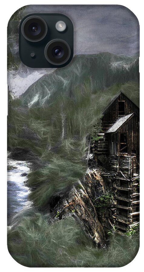  Light iPhone Case featuring the photograph Painted Wind Over the Silver Mine by Wayne King