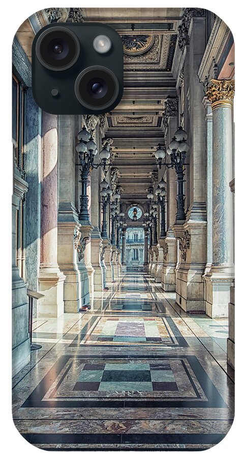 Architecture iPhone Case featuring the photograph Palais Garnier Architecture by Manjik Pictures