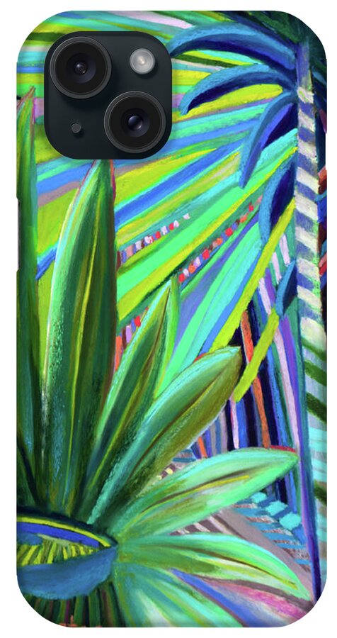 Palm Sunday iPhone Case featuring the painting Palm Sunday by Polly Castor