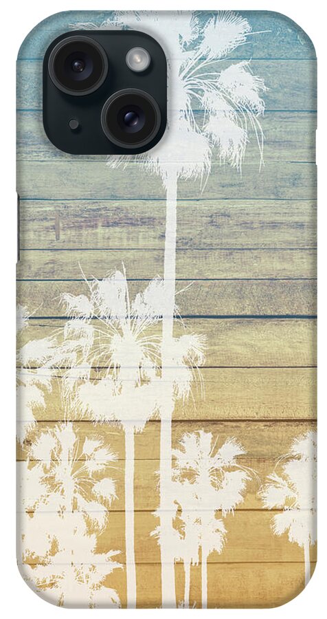 Palm iPhone Case featuring the mixed media Palm Tree Design 239 by Lucie Dumas