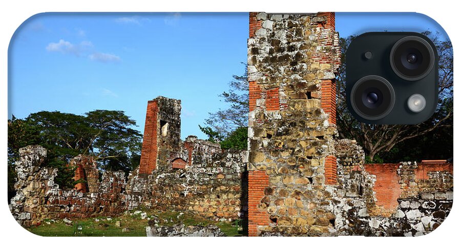 Panama iPhone Case featuring the photograph Panama Viejo ruins by James Brunker