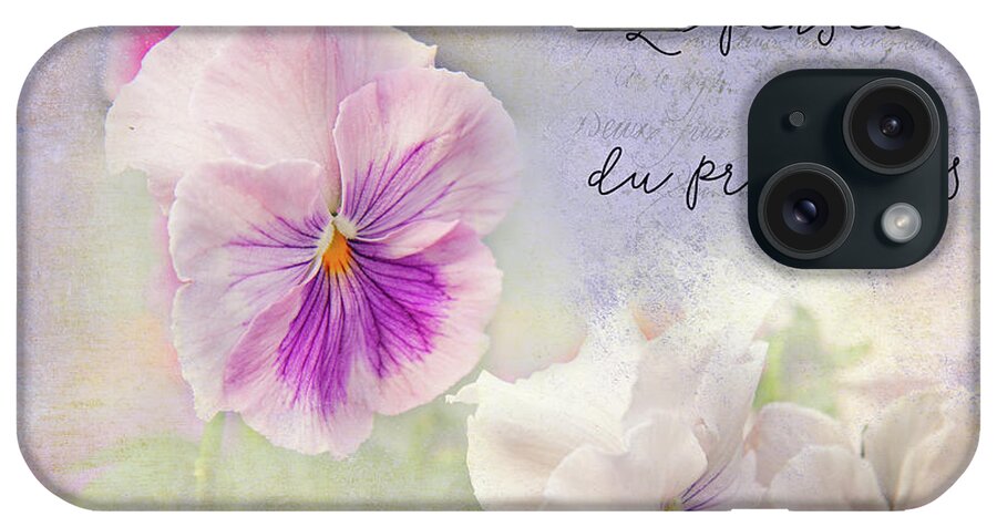 Pansy iPhone Case featuring the photograph Pansy Time by Marilyn Cornwell