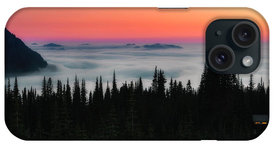 Mount Rainier iPhone Case featuring the photograph Paradise above the Clouds by Ryan Manuel