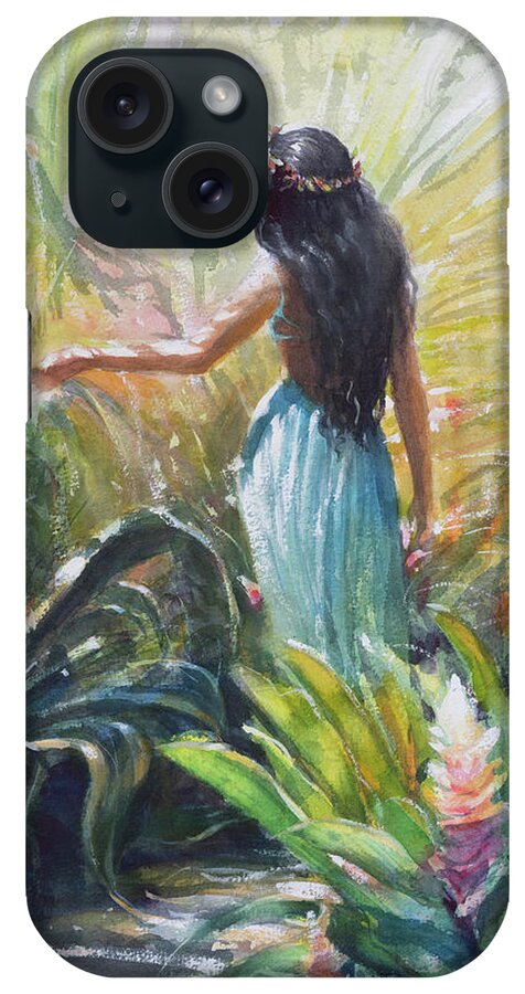 Paradise iPhone Case featuring the painting Paradise Found by Steve Henderson