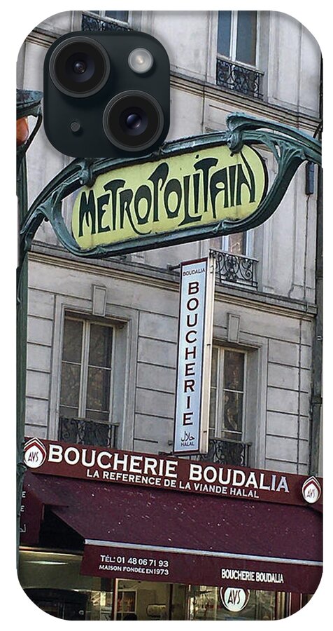 Paris iPhone Case featuring the photograph Paris Metro by Roxy Rich