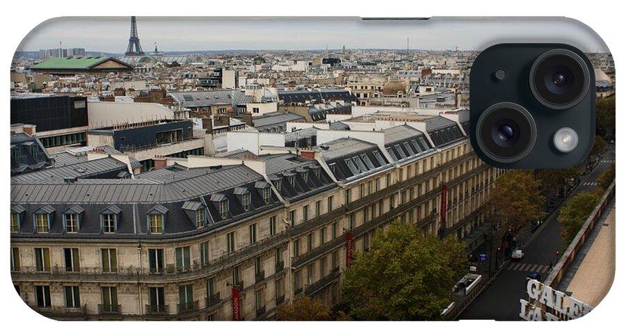 Paris iPhone Case featuring the photograph Paris Sky Line by Wilko van de Kamp Fine Photo Art