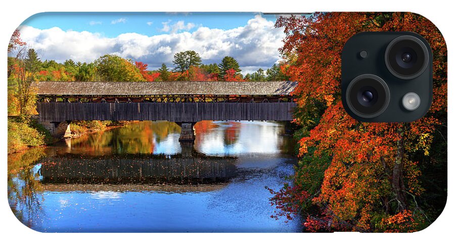 Fine Art iPhone Case featuring the photograph Parsonsfield Bridge by Robert Harris