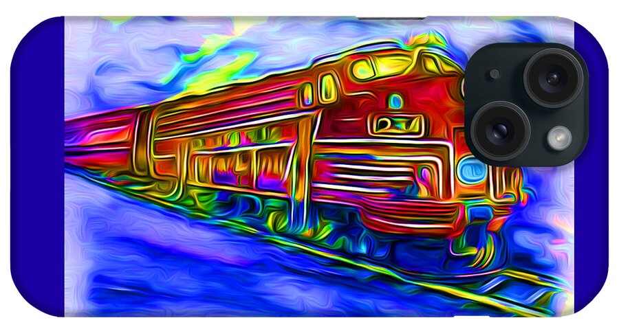 Digital Art iPhone Case featuring the digital art Party Train by Ronald Mills