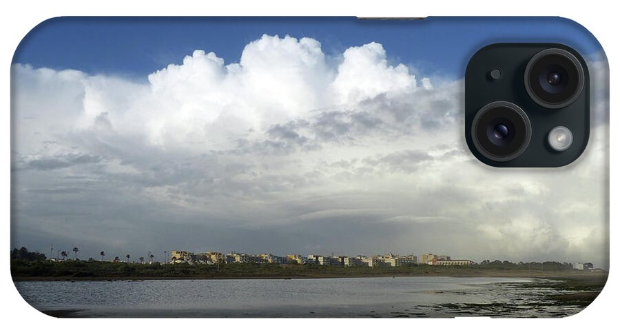 Storms iPhone Case featuring the photograph Passing Storm - Isla Cristina by Phil Banks