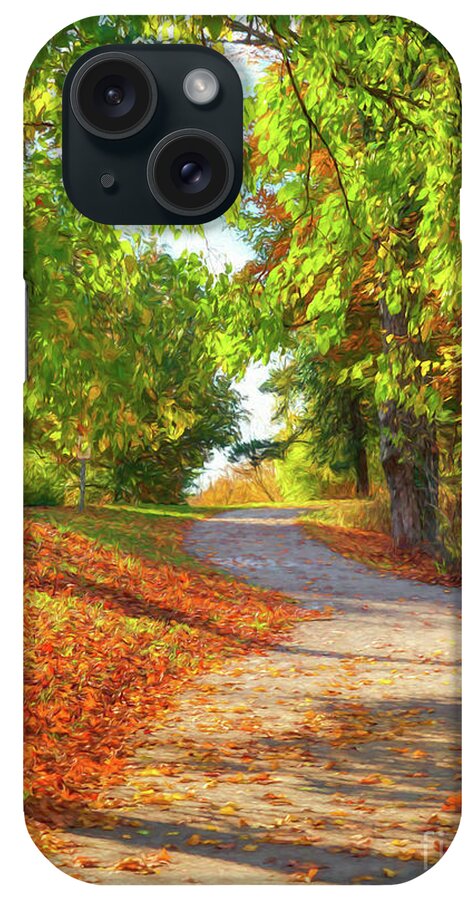 Pathway To Autumn iPhone Case featuring the photograph Pathway To Autumn # 3 by Mel Steinhauer
